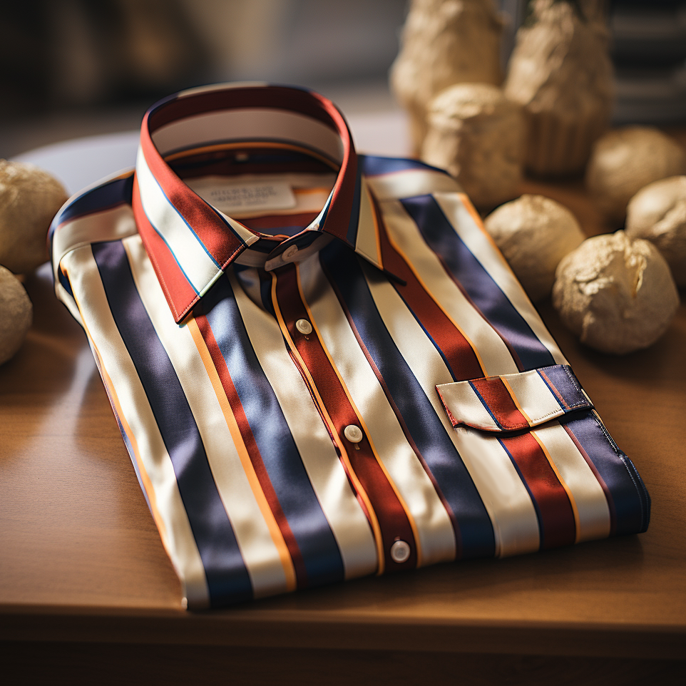 TomsloverMen's Business Casual Regular Fit Long Sleeve Print Shirt  