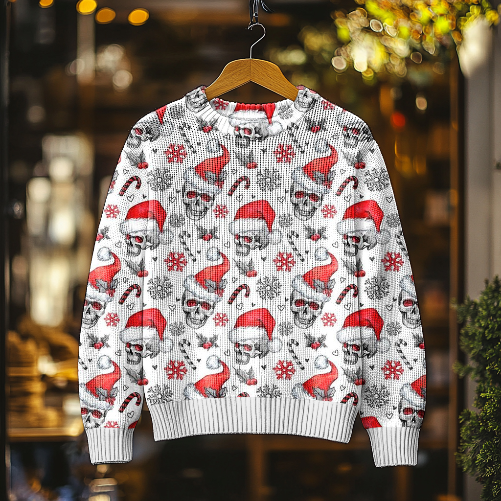 Christmas Fun Men's Crew Neck Pullover Sweater