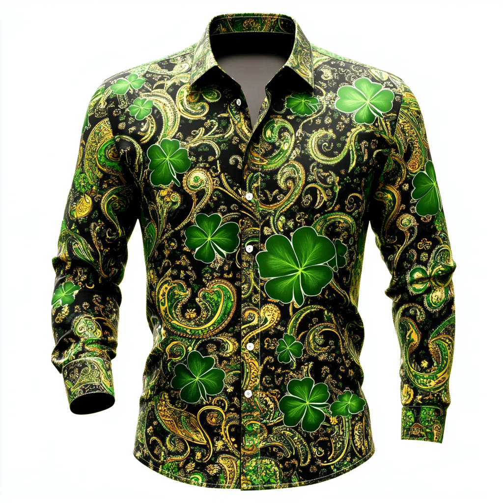 St. Patrick's Day Printed Shirt
