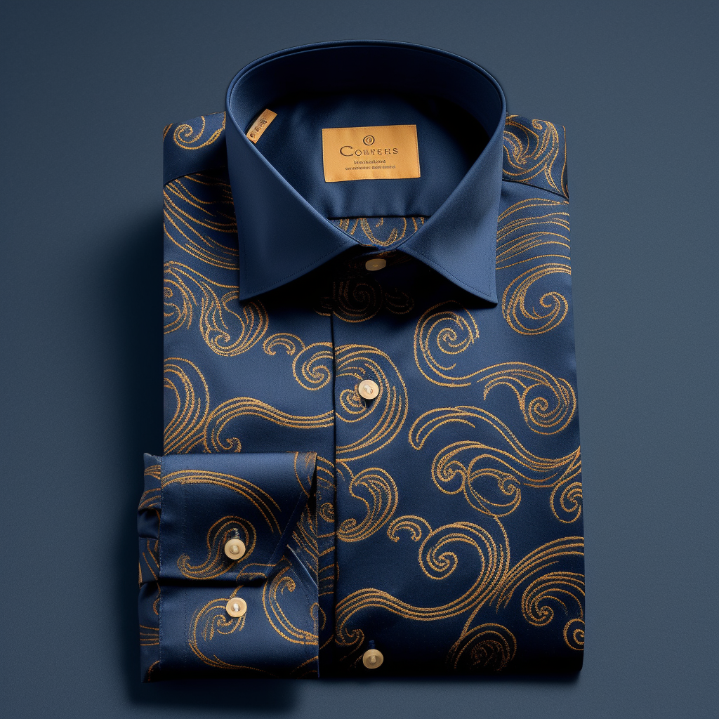 TomsloverLuxury Abstract Line Men's Shirt