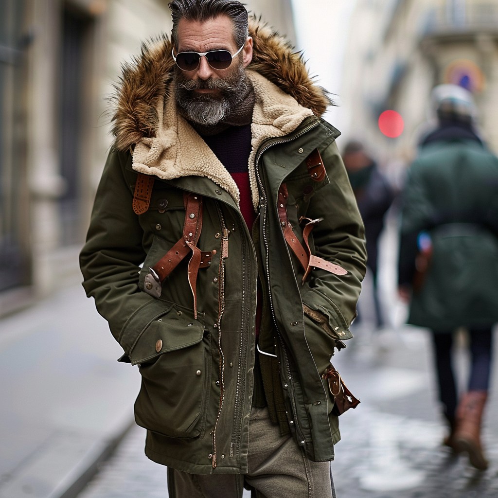 Windproof waterproof Parka jackets Parker coat