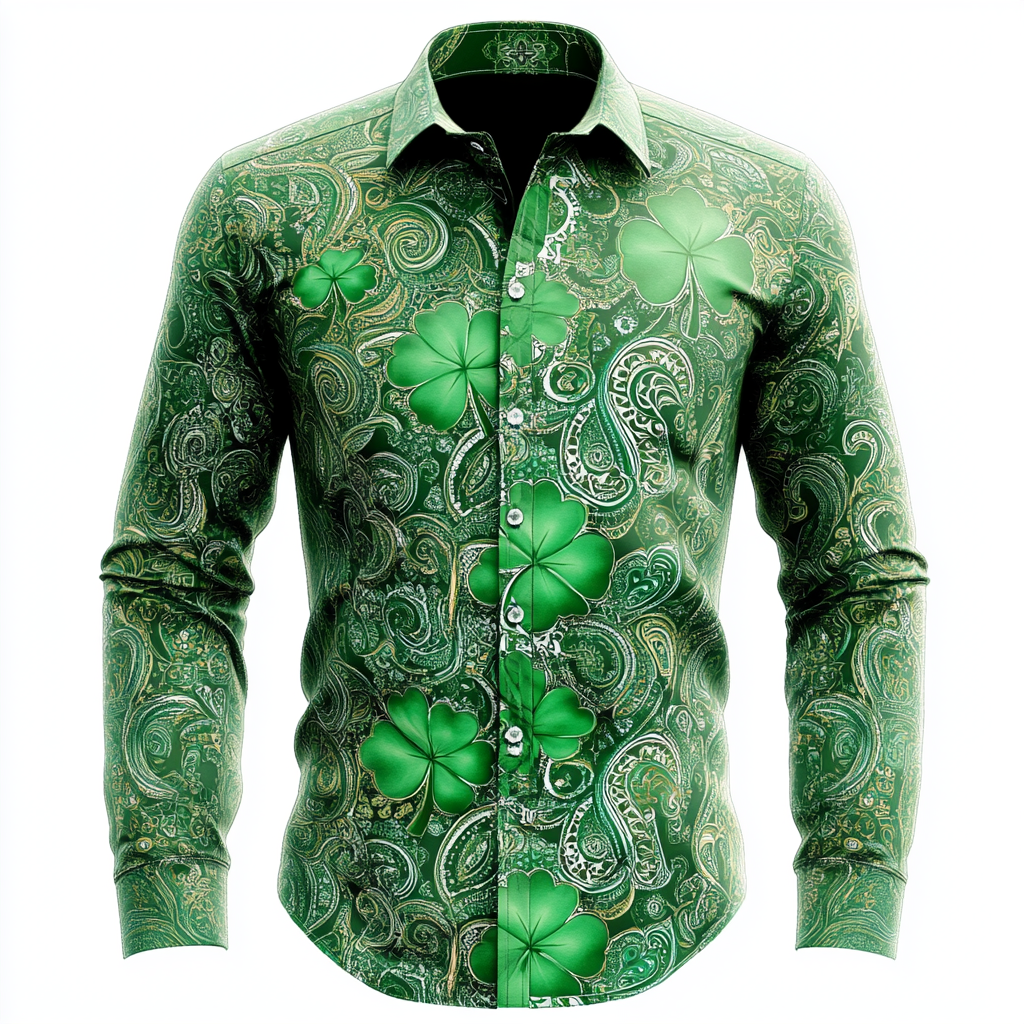 St. Patrick's Day Printed Shirt