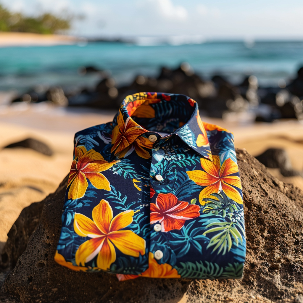Tomslover  Tropical Print Hawaiian Shirts