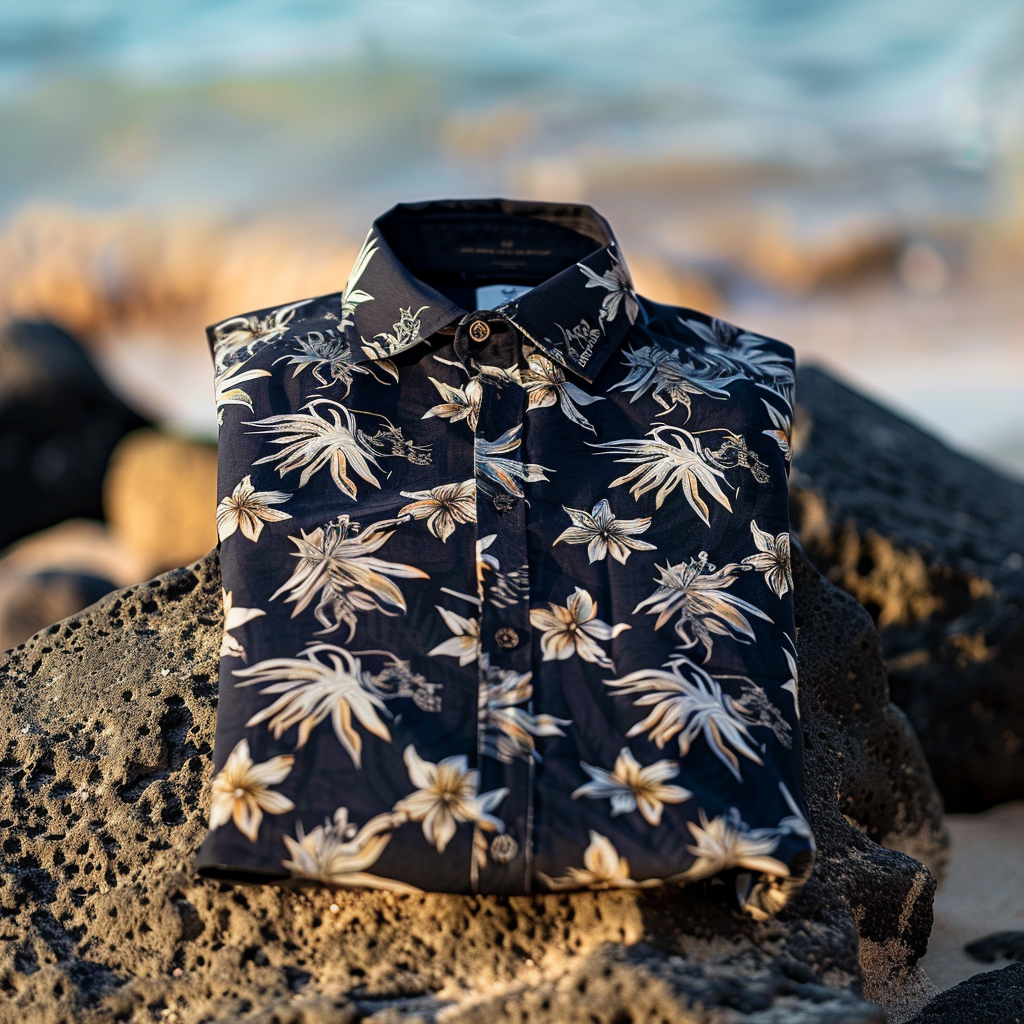 Tomslover  Tropical Print Hawaiian Shirts