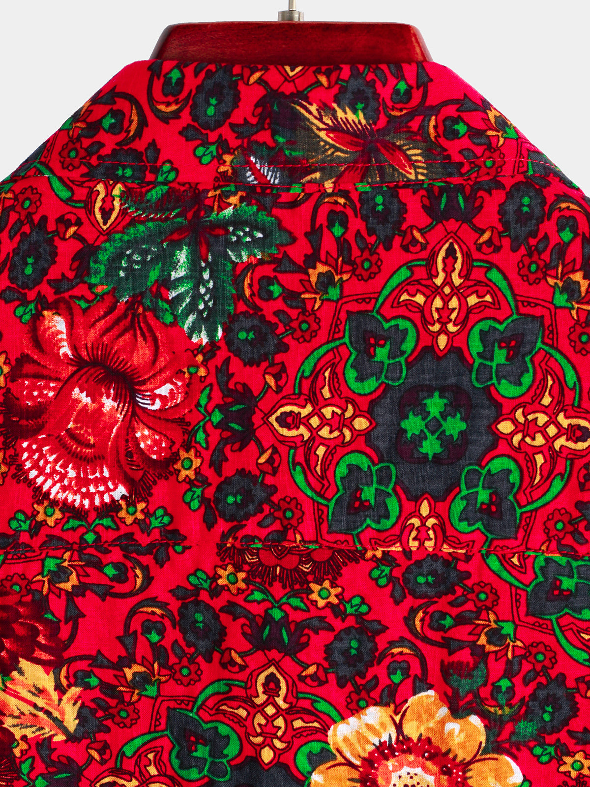 Cotton Casual Resort Hawaiian Shirt with Pockets plus size