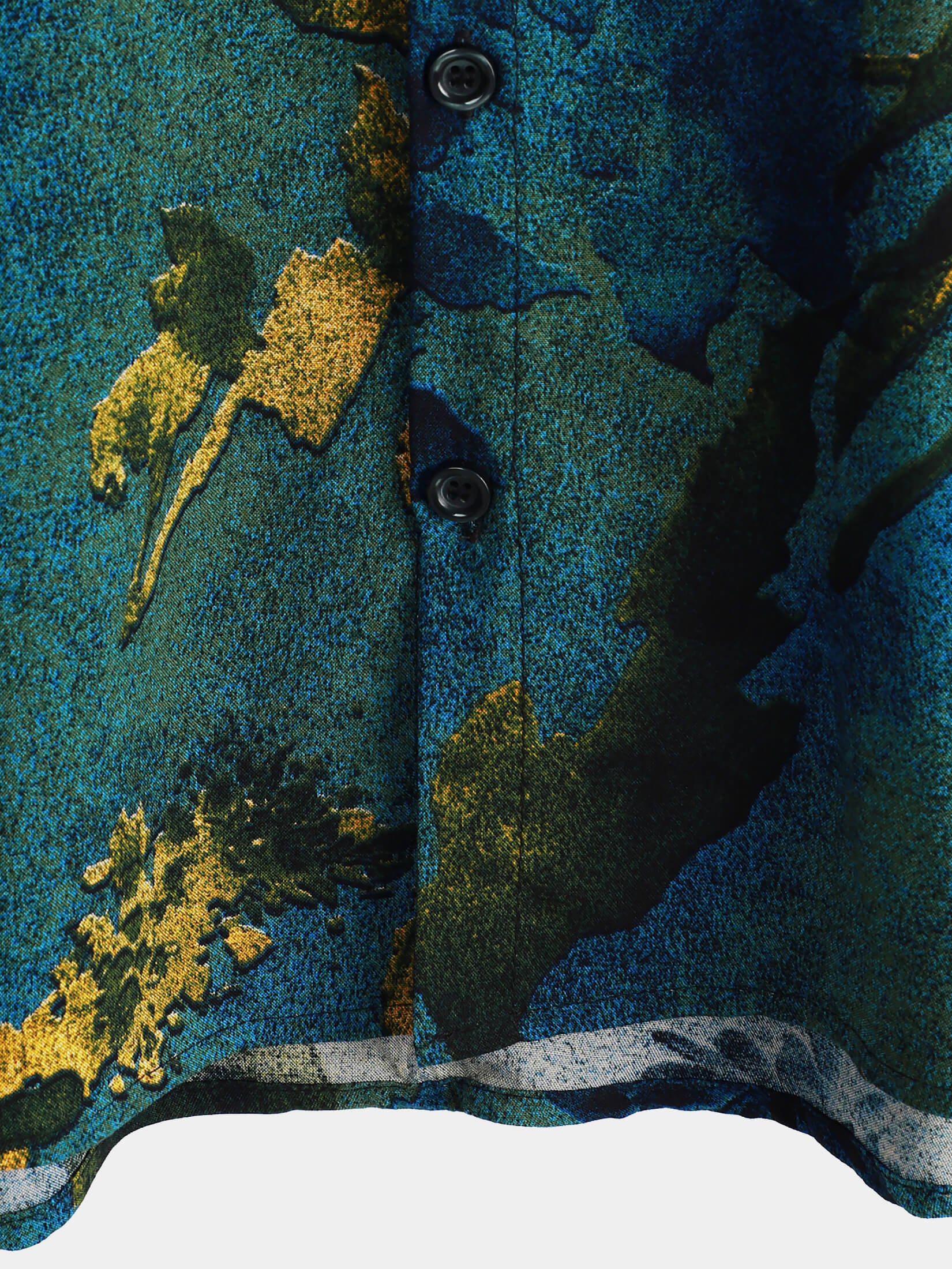 Cotton Casual Resort Hawaiian Shirt with Pockets plus size