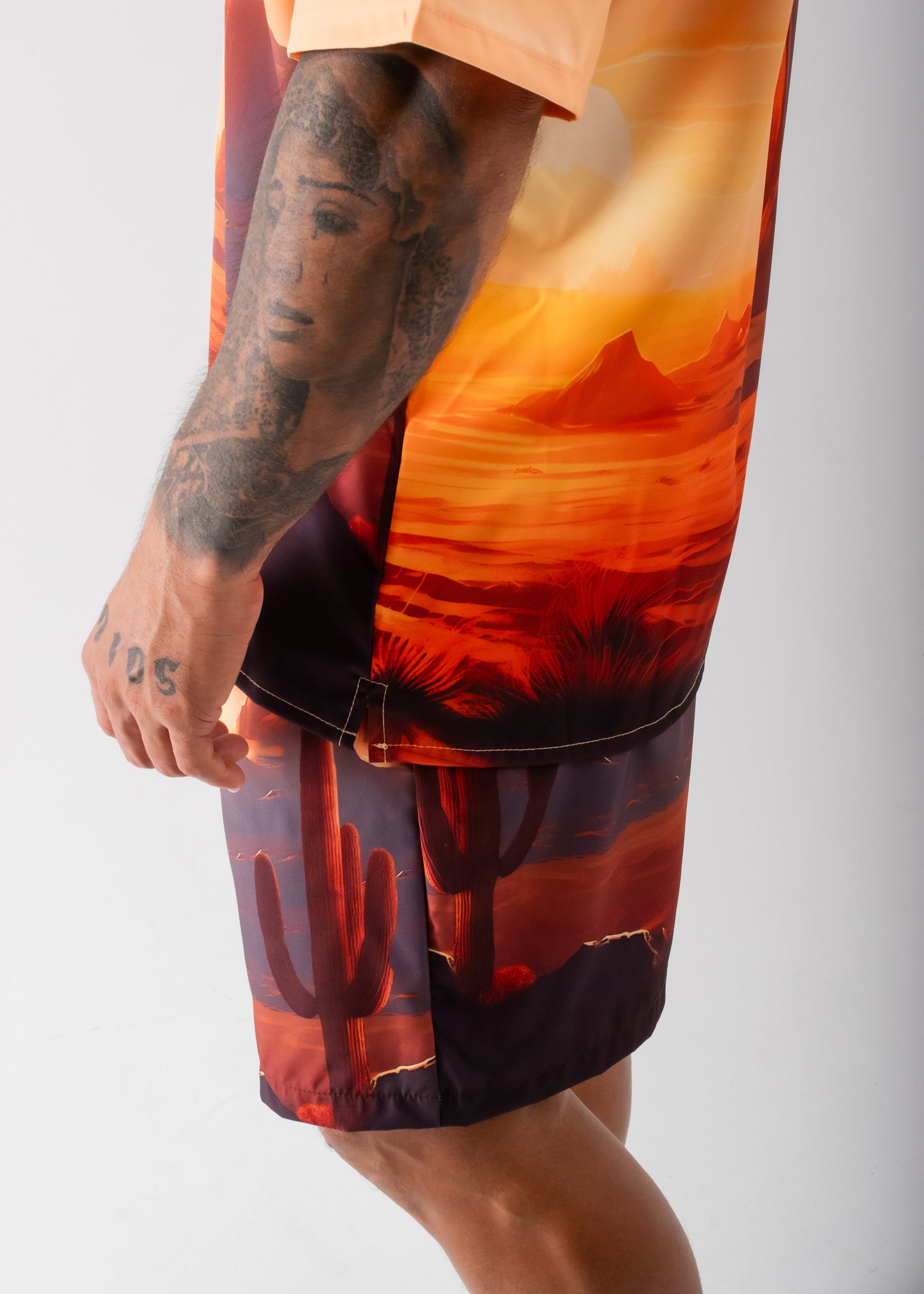 Men's Short-sleeved shirt set