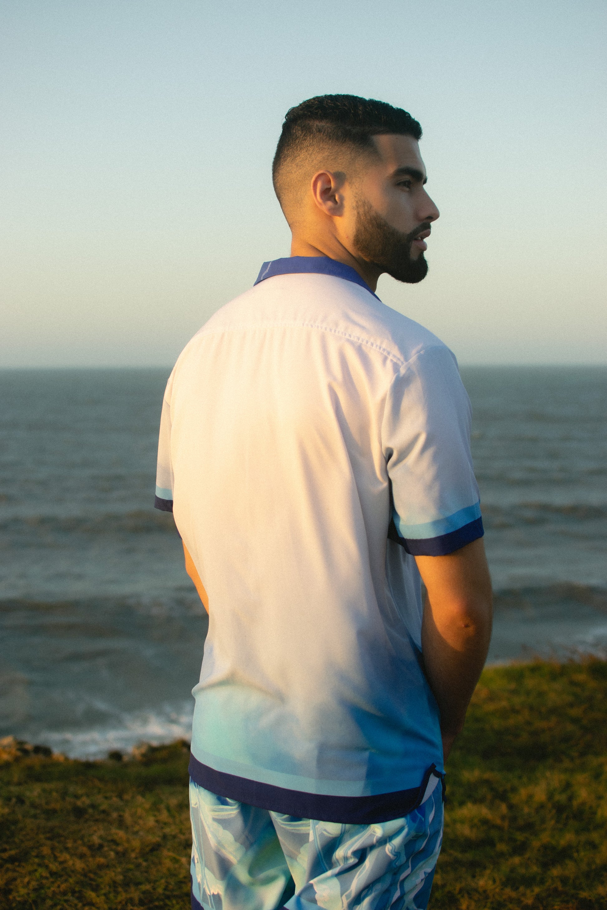 Men's Short-sleeved shirt set