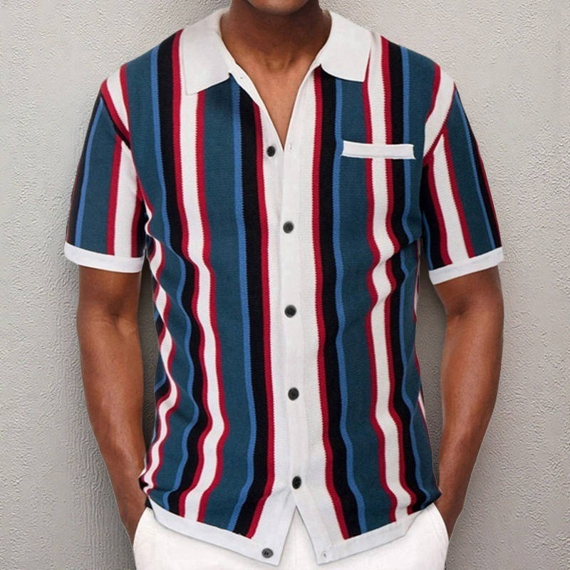 Men's Knit Business Polo Short Sleeve