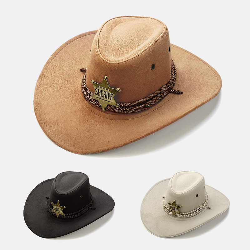 Western Classic Retro Outdoor All-match Men's Fashion Cowboy Hat