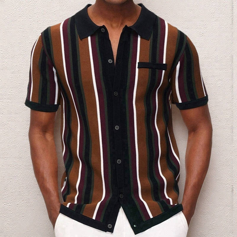 Men's Knit Business Polo Short Sleeve