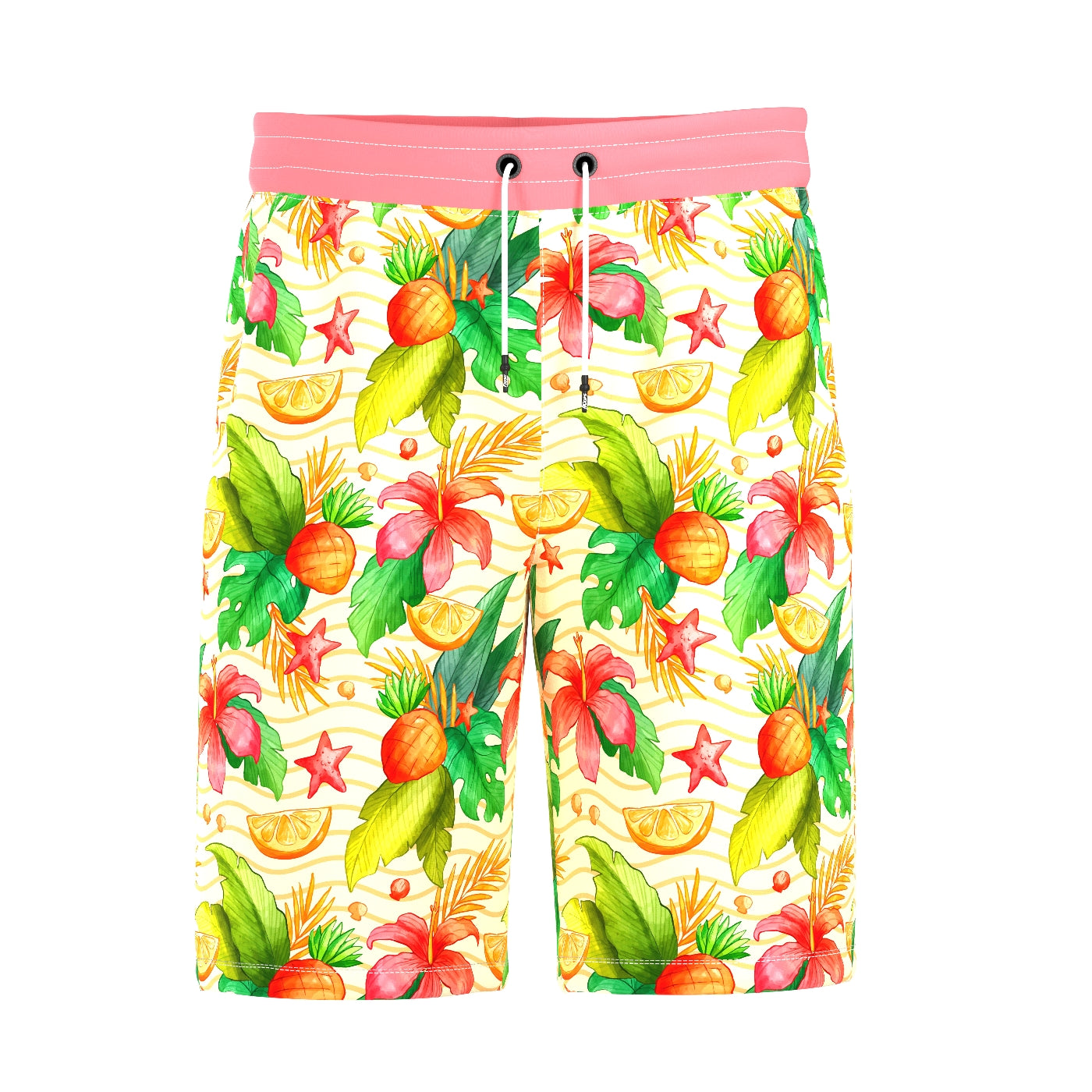 Tropical Fruits Hawaiian Shorts