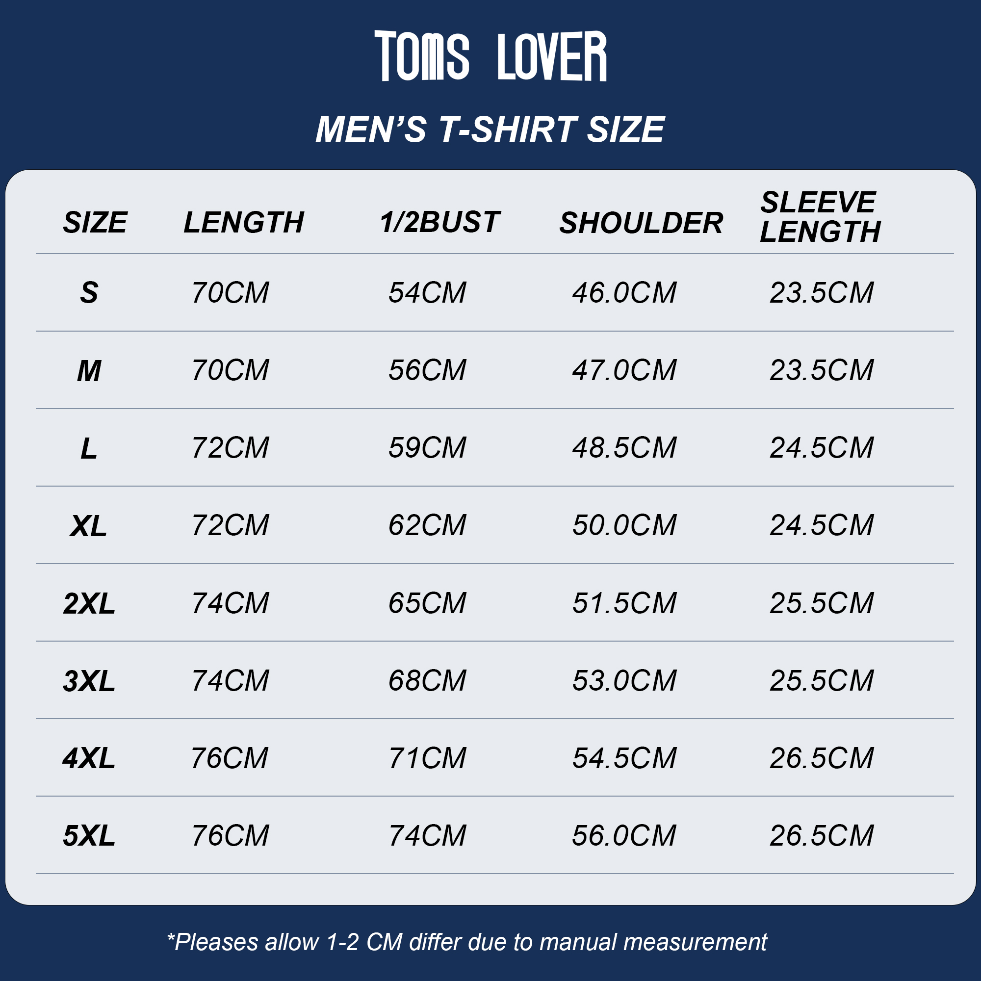 TomsloverMen's casual short-sleeved pullover Printed Tee shirt