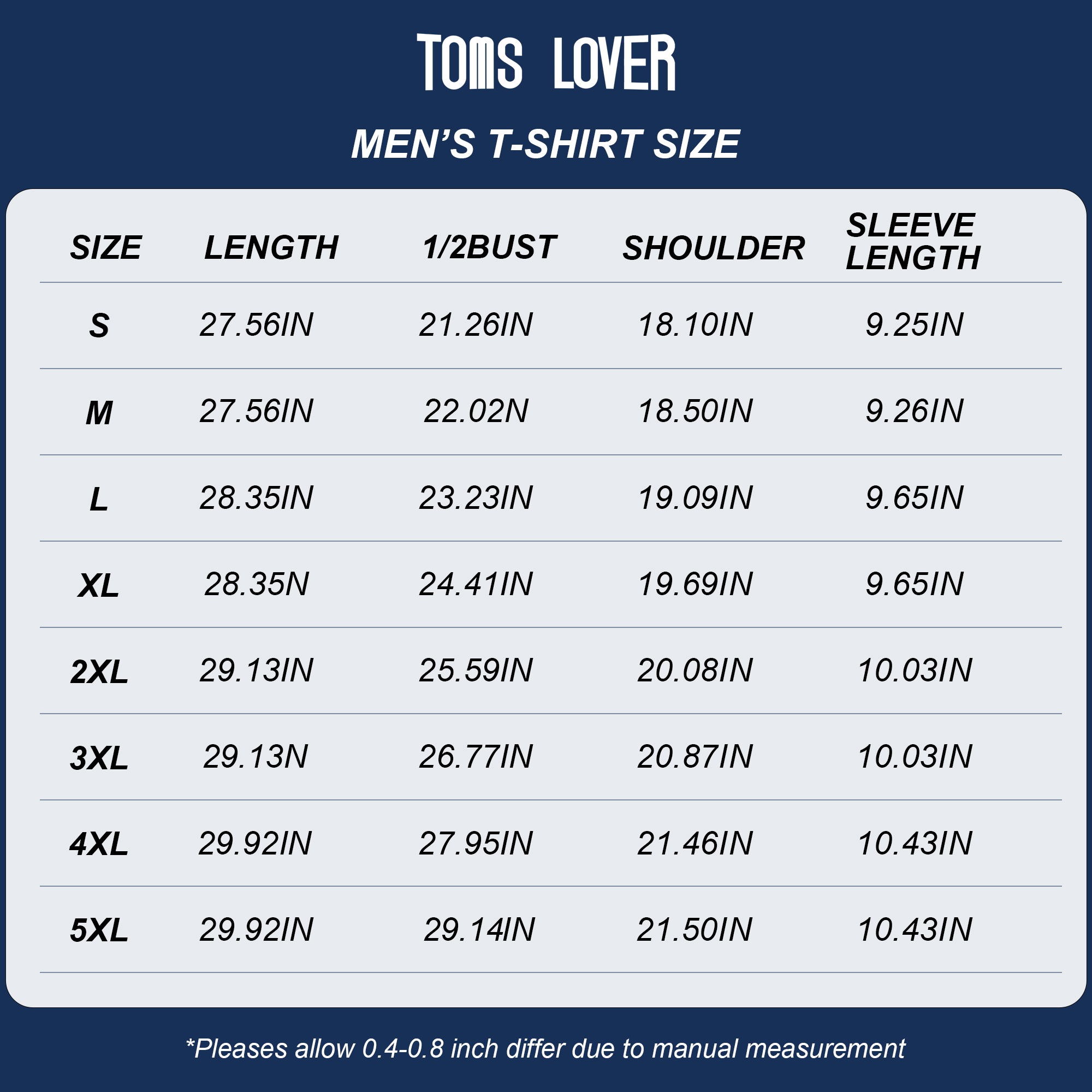 TomsloverMen's casual short-sleeved pullover Printed Tee shirt