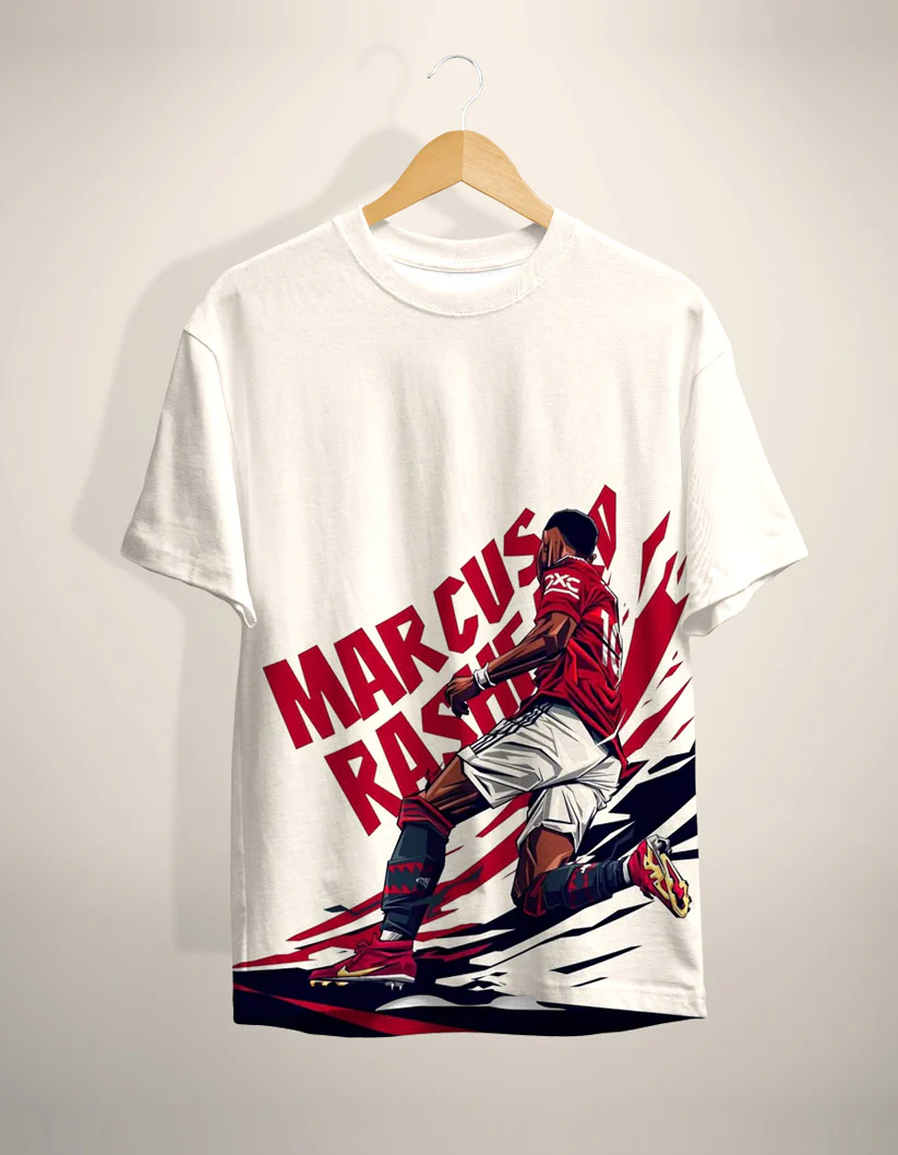 Men's casual short-sleeved pullover  Printed Tee shirt