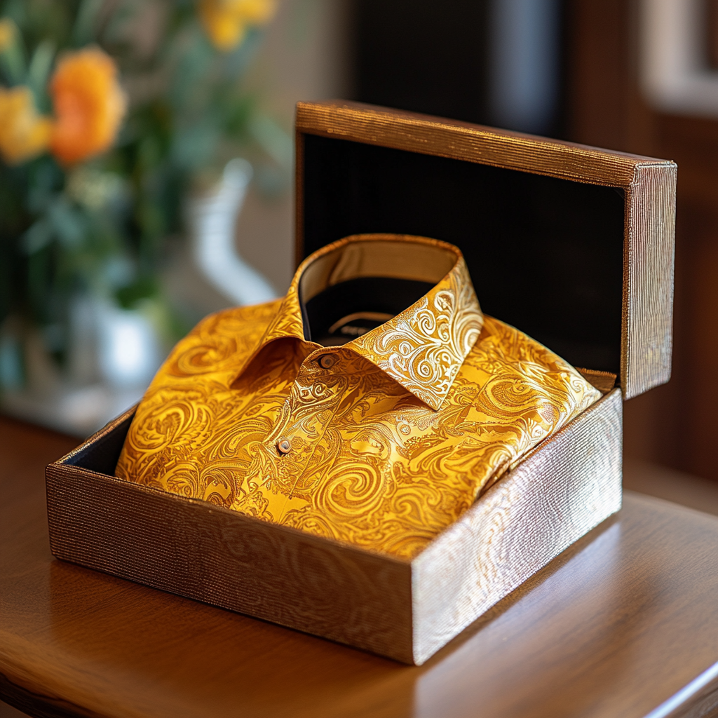 Men's Paisley Shirt Long Sleeve Winter