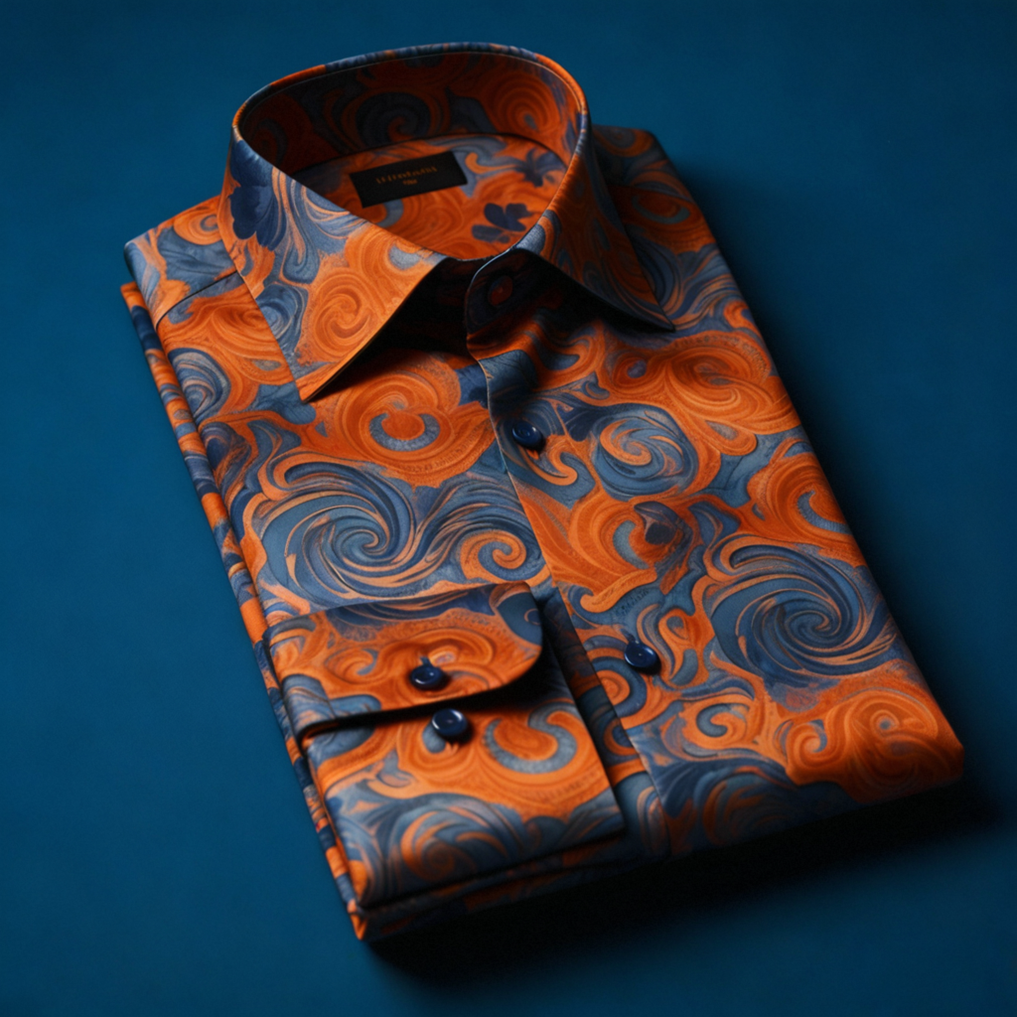 Men's Satin Luxe Long Sleeve Button Down Shirt