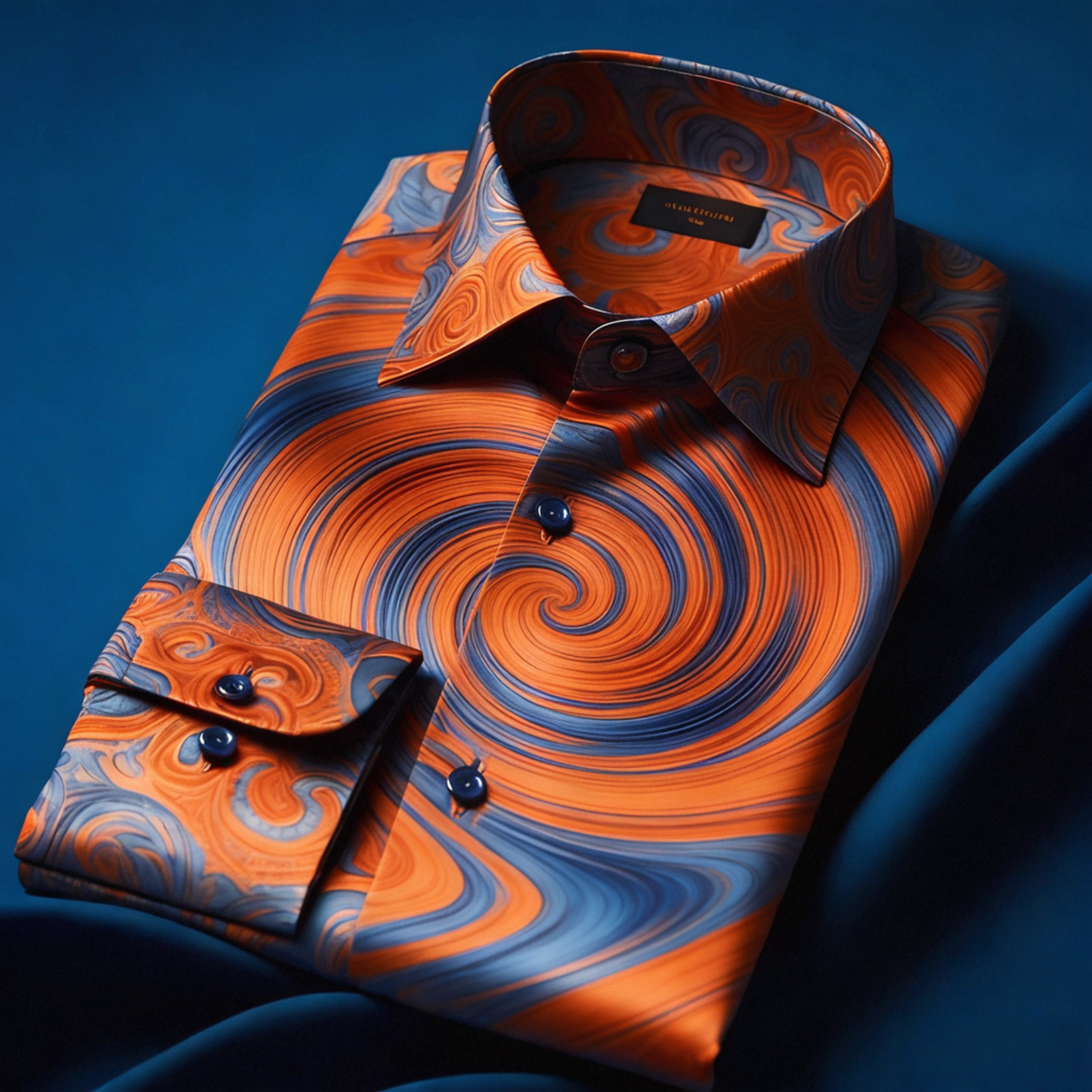 Men's Satin Luxe Long Sleeve Button Down Shirt