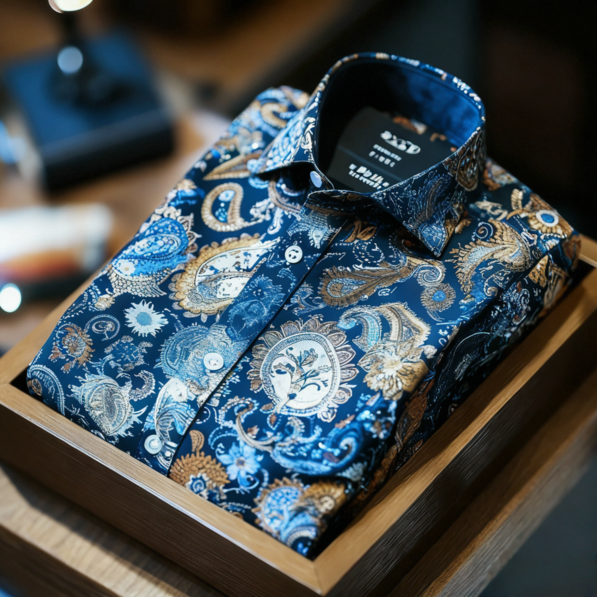 Men's Satin Luxe Long Sleeve Button Down Shirt