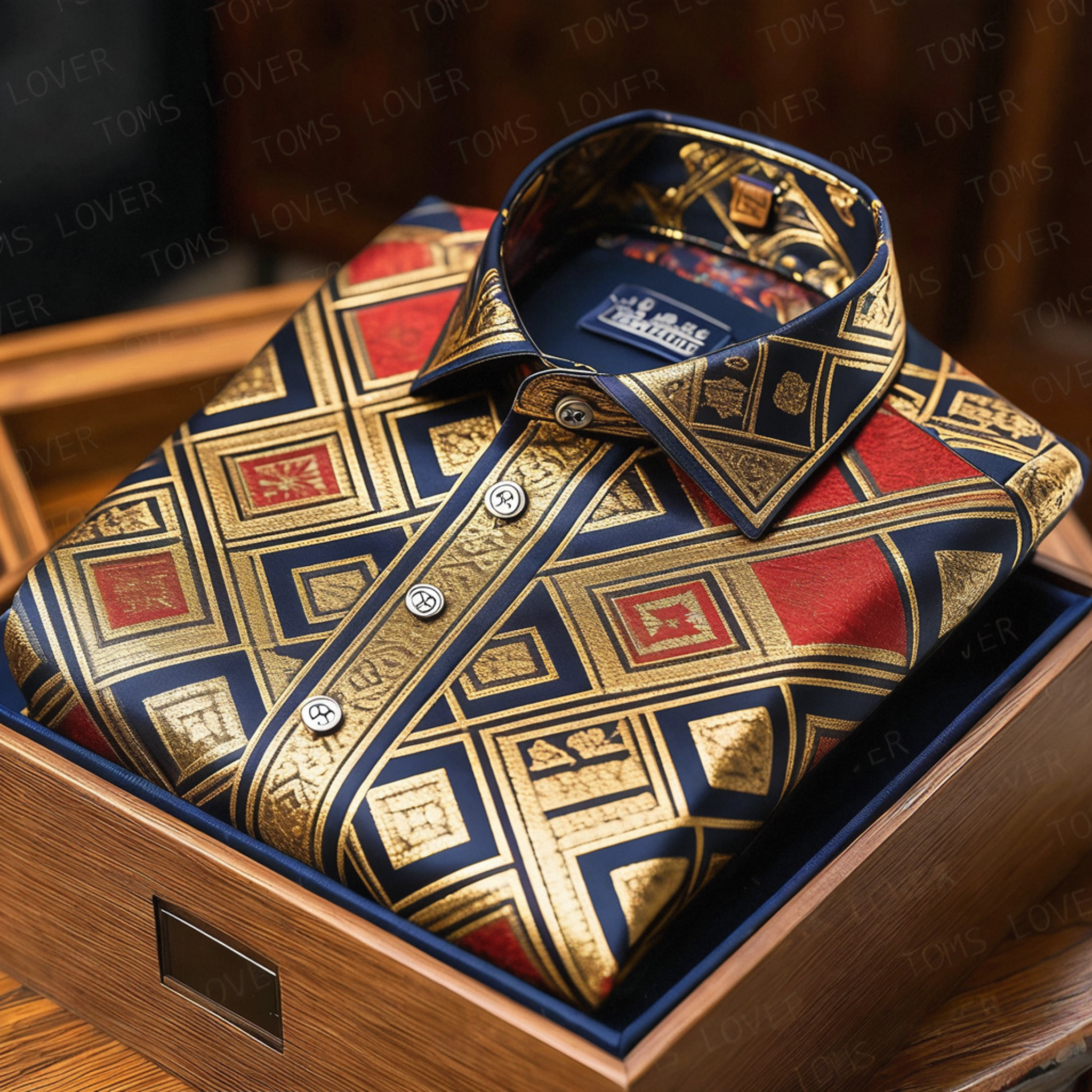 Men's Satin Luxe Long Sleeve Button Down Shirt