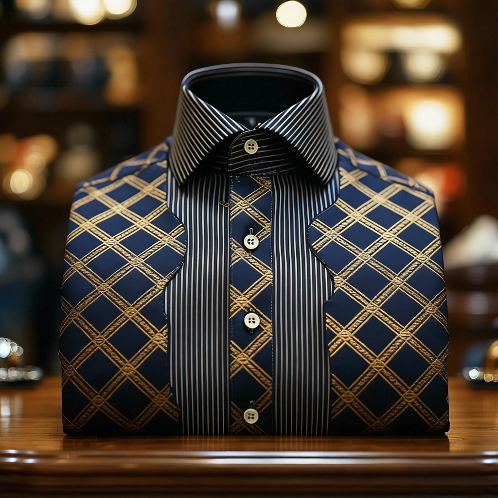 Men's Satin Luxe Long Sleeve Button Down Shirt