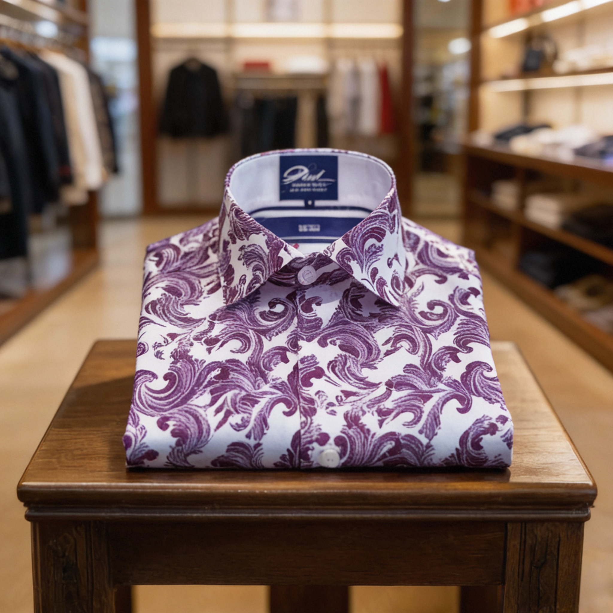 Men's Satin Luxe Long Sleeve Button Down Shirt