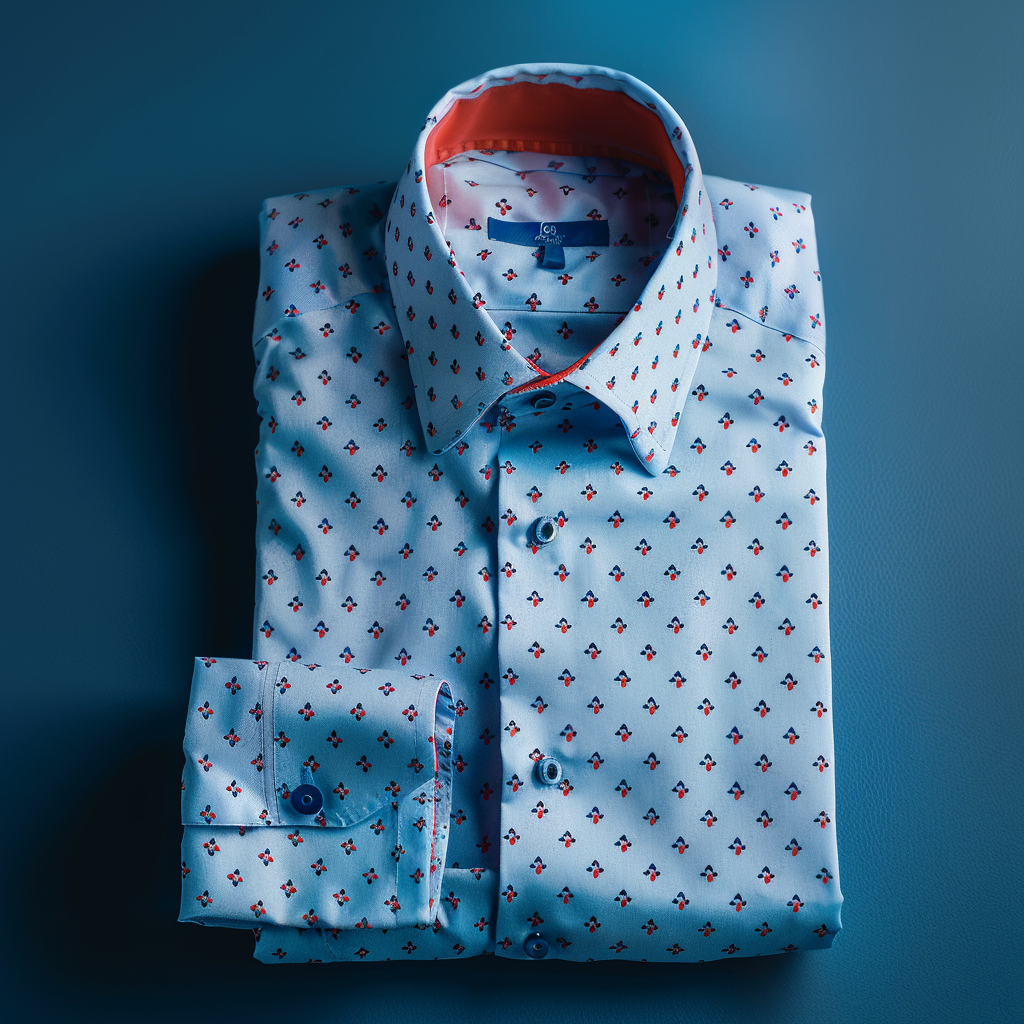 TomsloverSelf-designed business casual printed shirt
