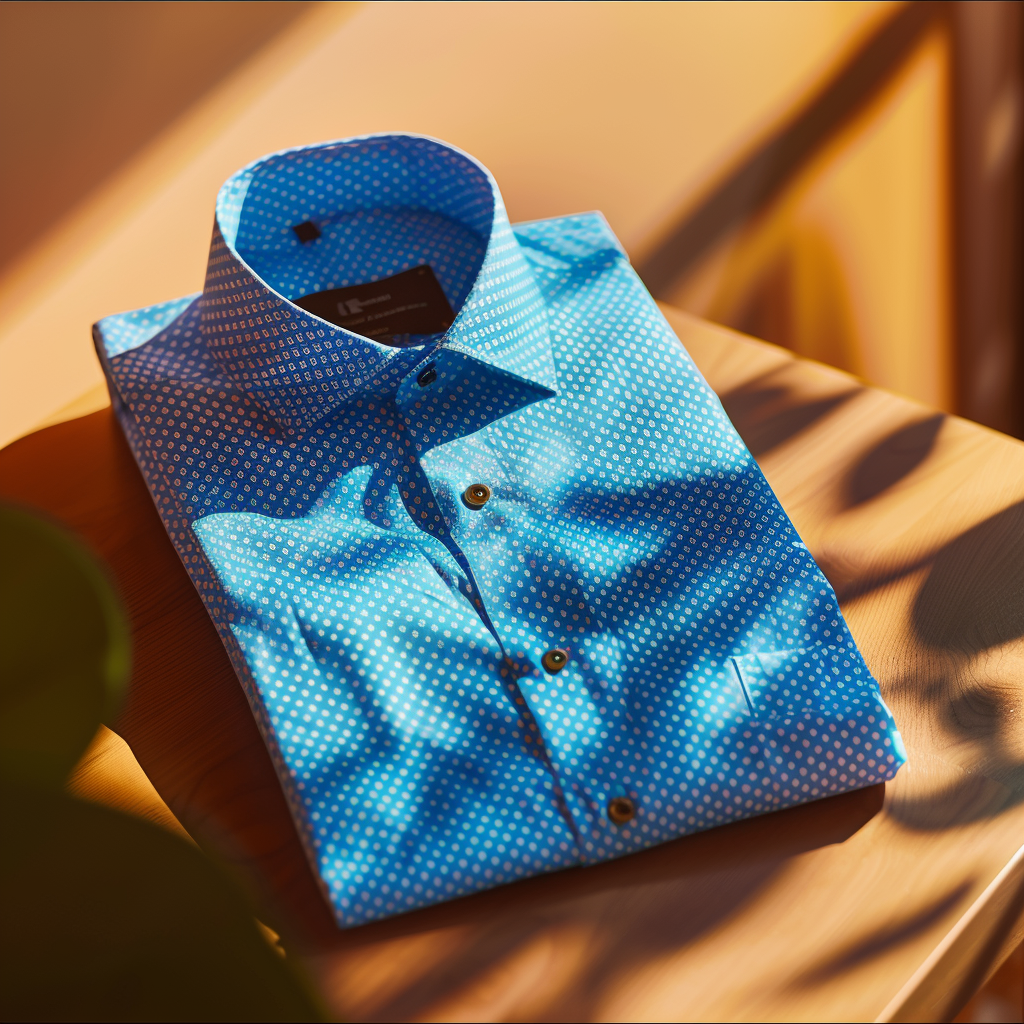 TomsloverSelf-designed business casual printed shirt