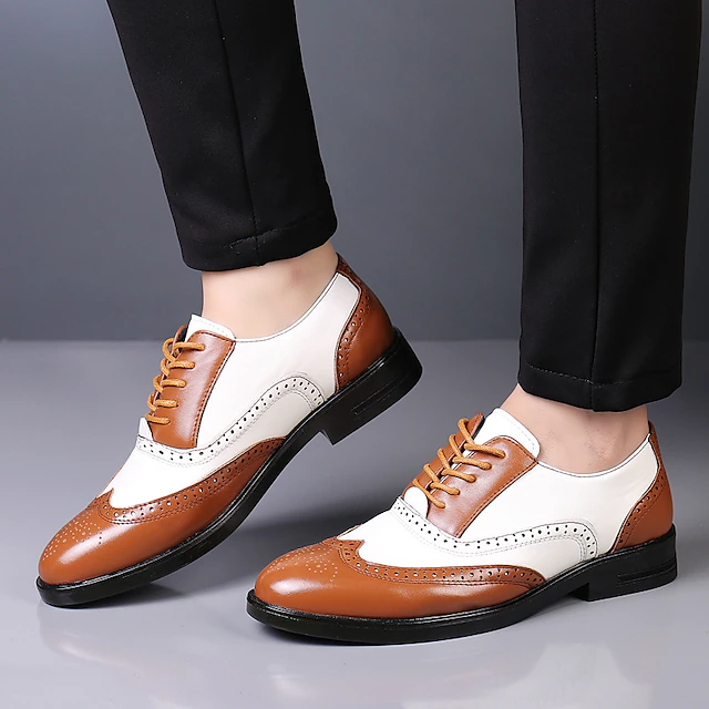 British style brogue carved retro men's business formal casual leather shoes suit banquet shoes single leather shoes men