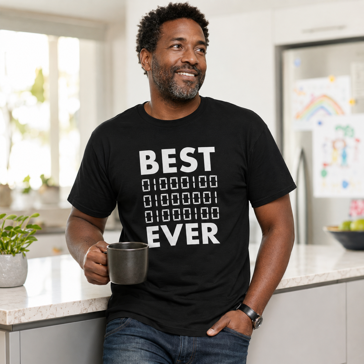 Men's casual short-sleeved pullover  Printed Tee shirt