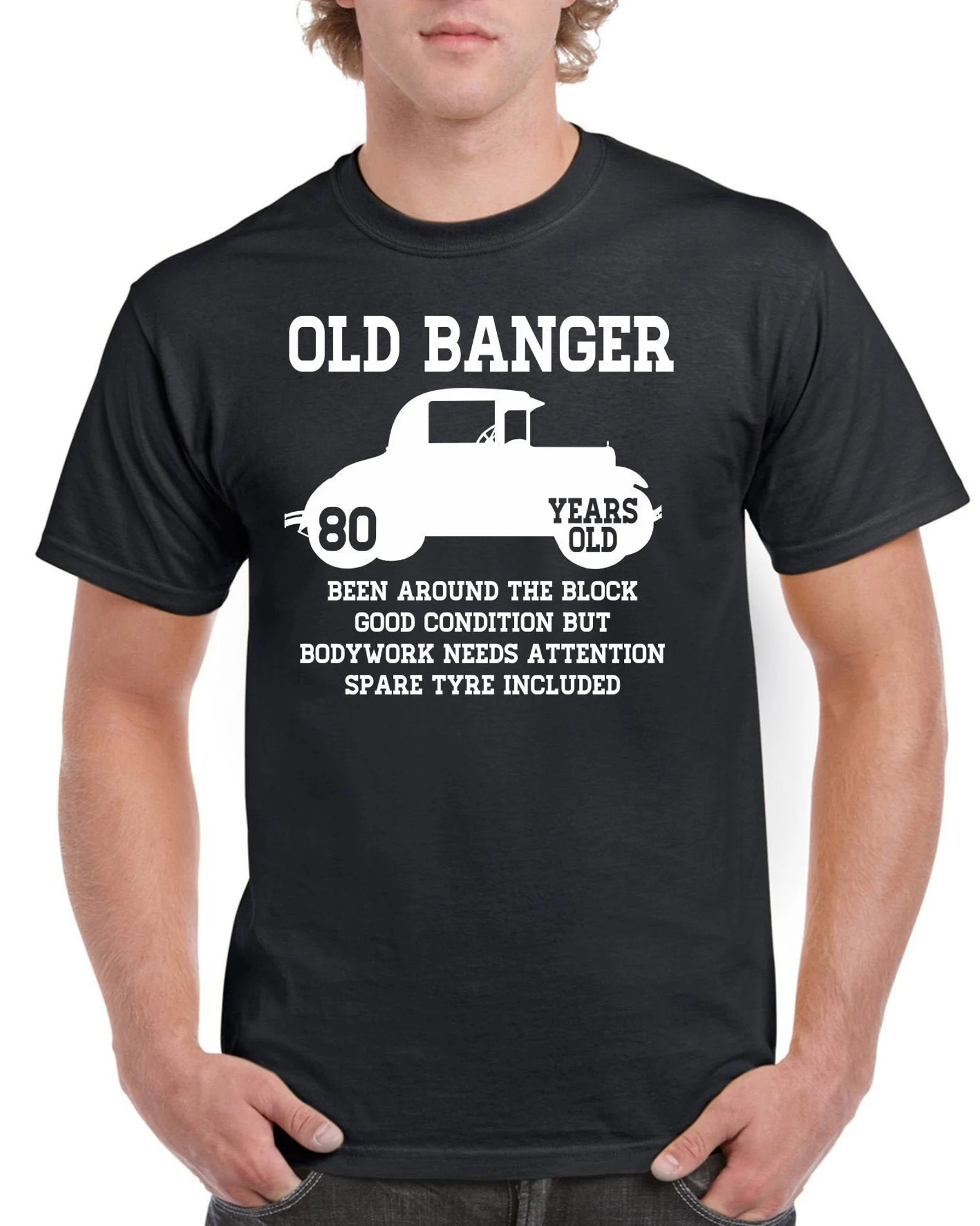 Men's casual short-sleeved pullover  Printed Tee shirt