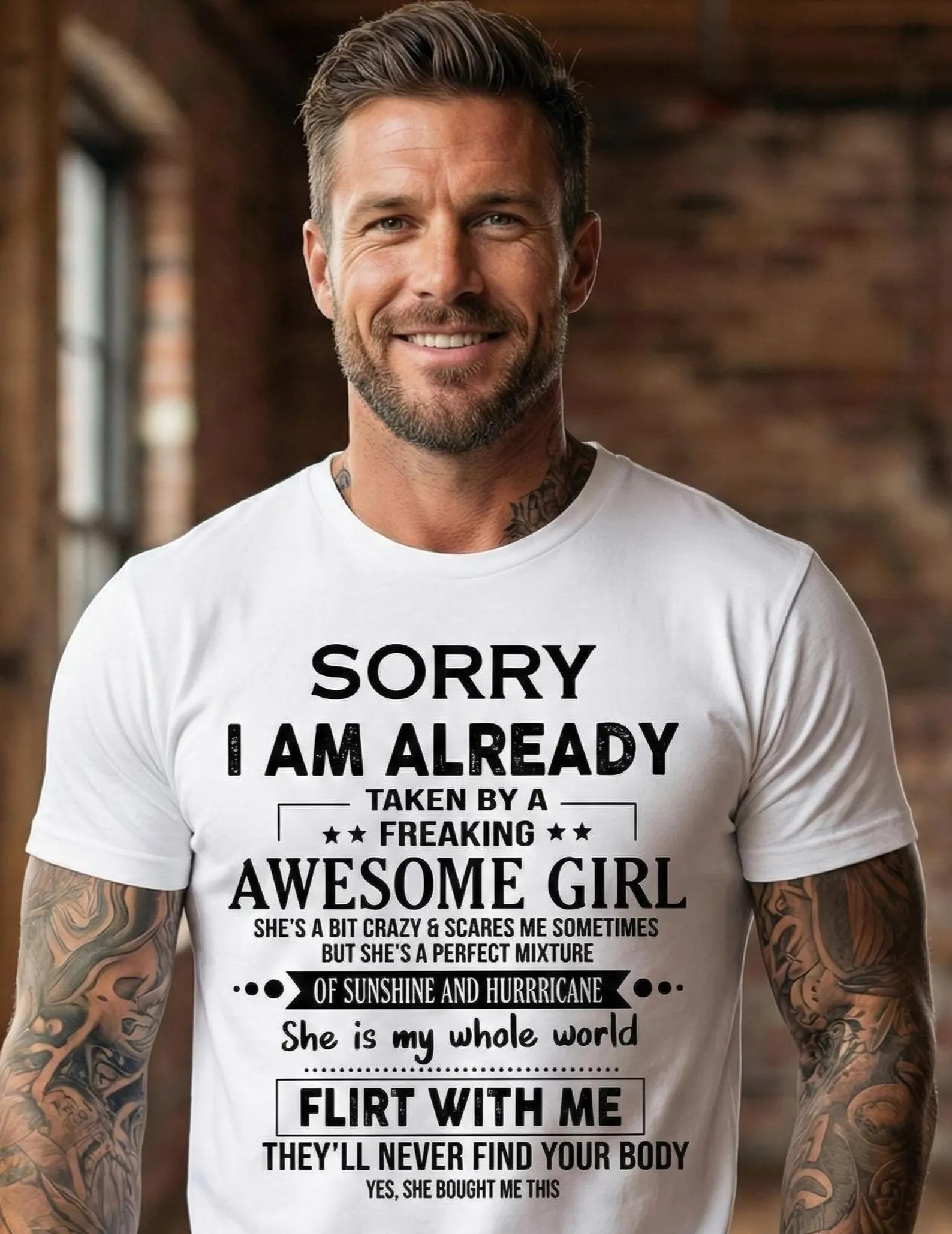Men's casual short-sleeved pullover  Printed Tee shirt