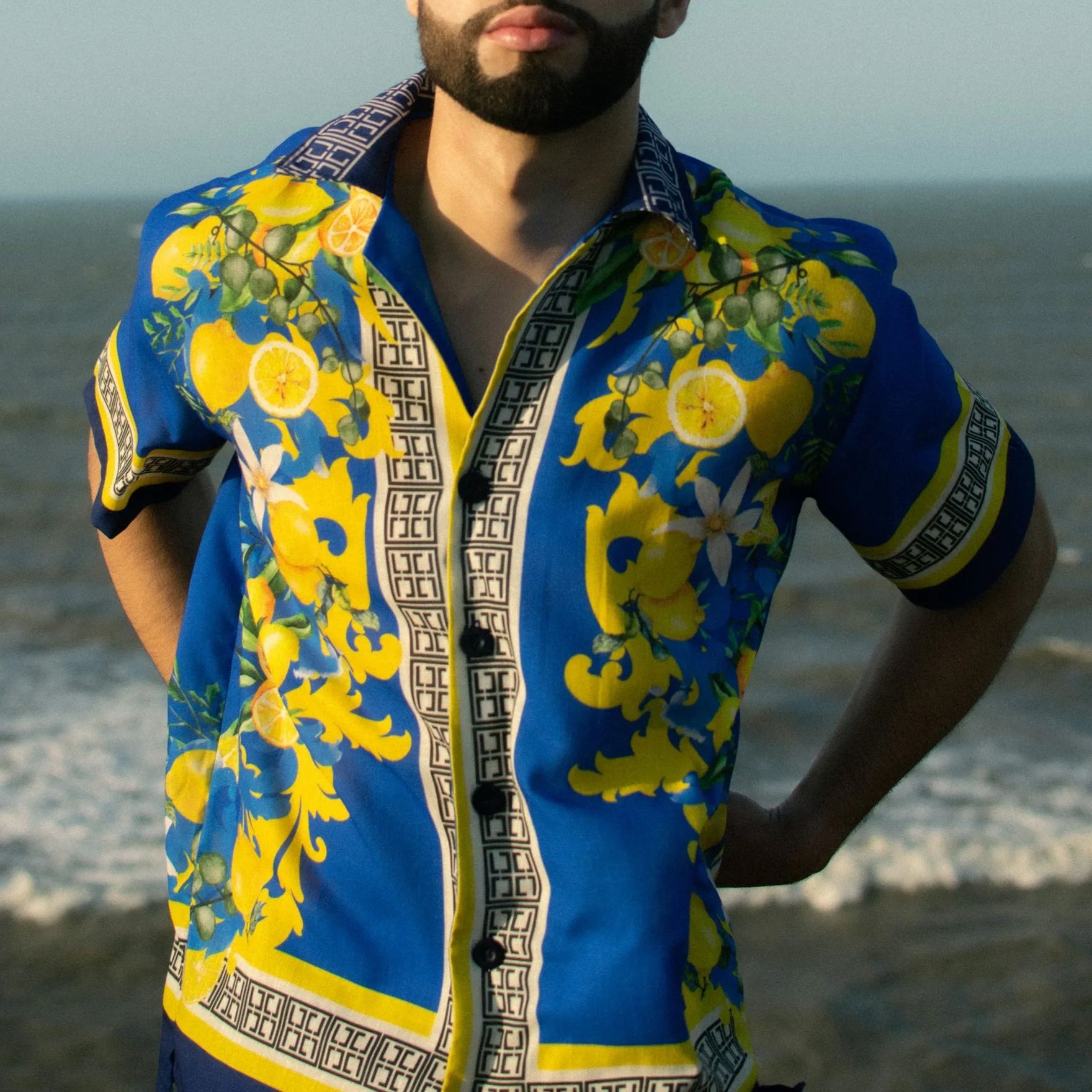 Men's Short-sleeved shirt set