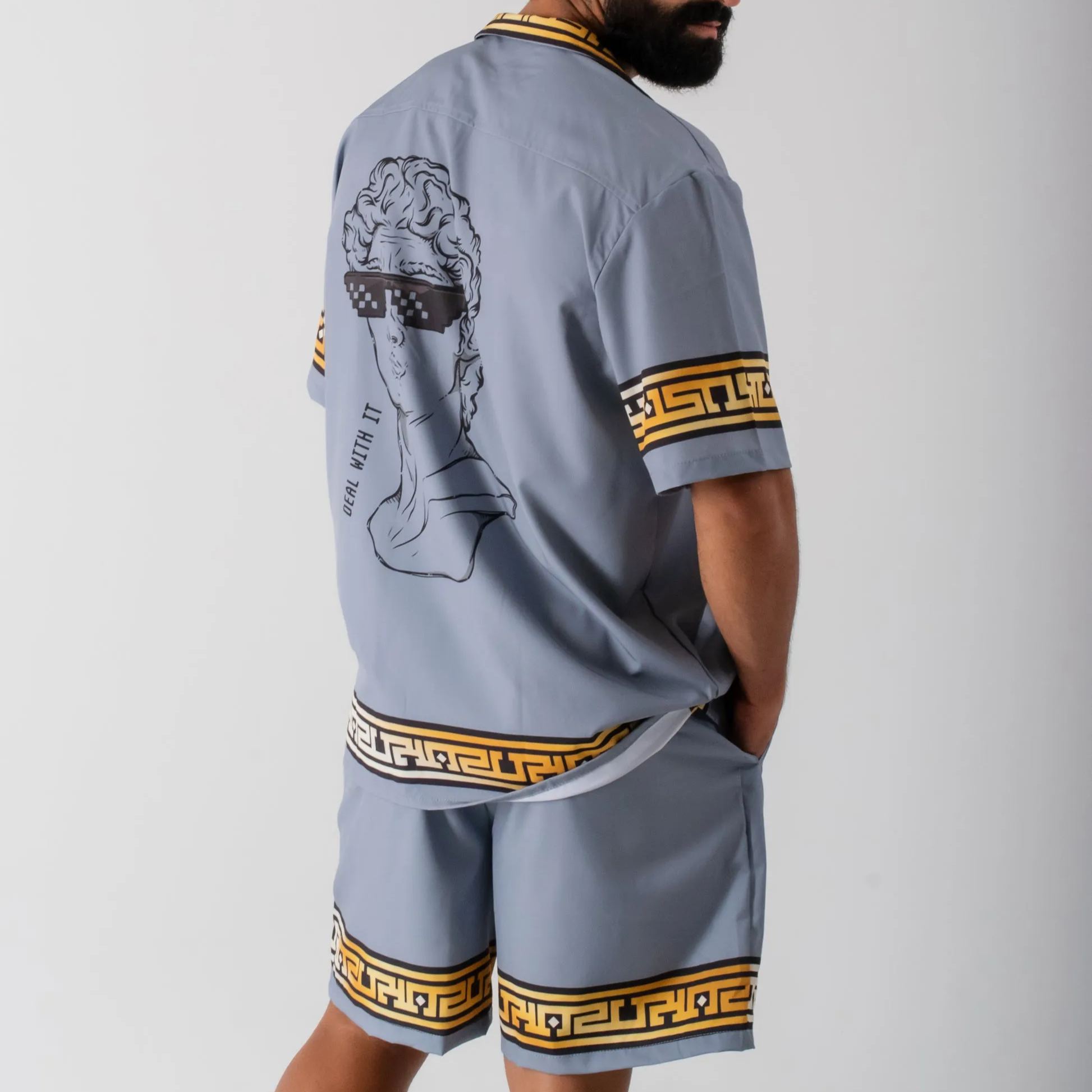 Men's Short-sleeved shirt set