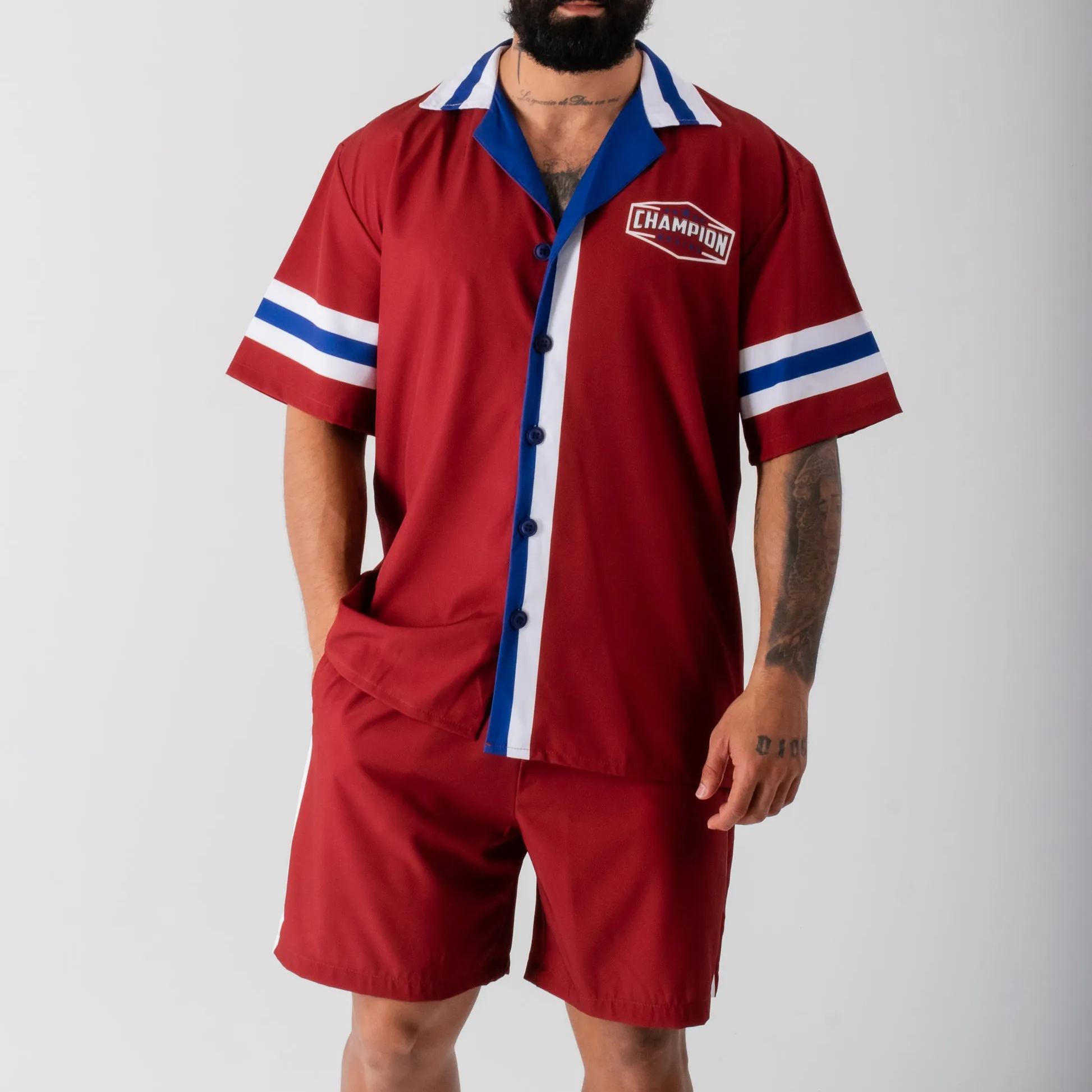 Men's Short-sleeved shirt set