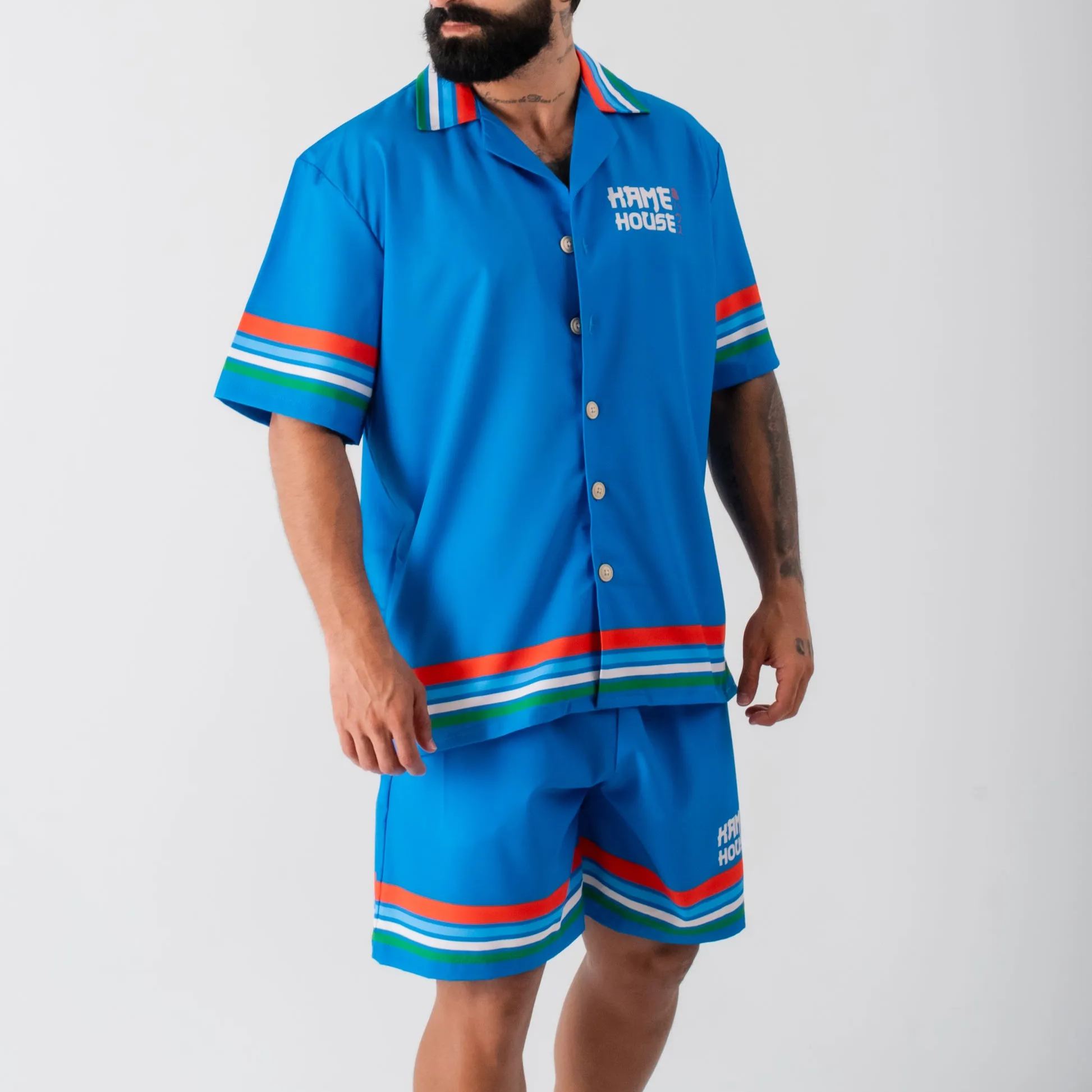 Men's Short-sleeved shirt set