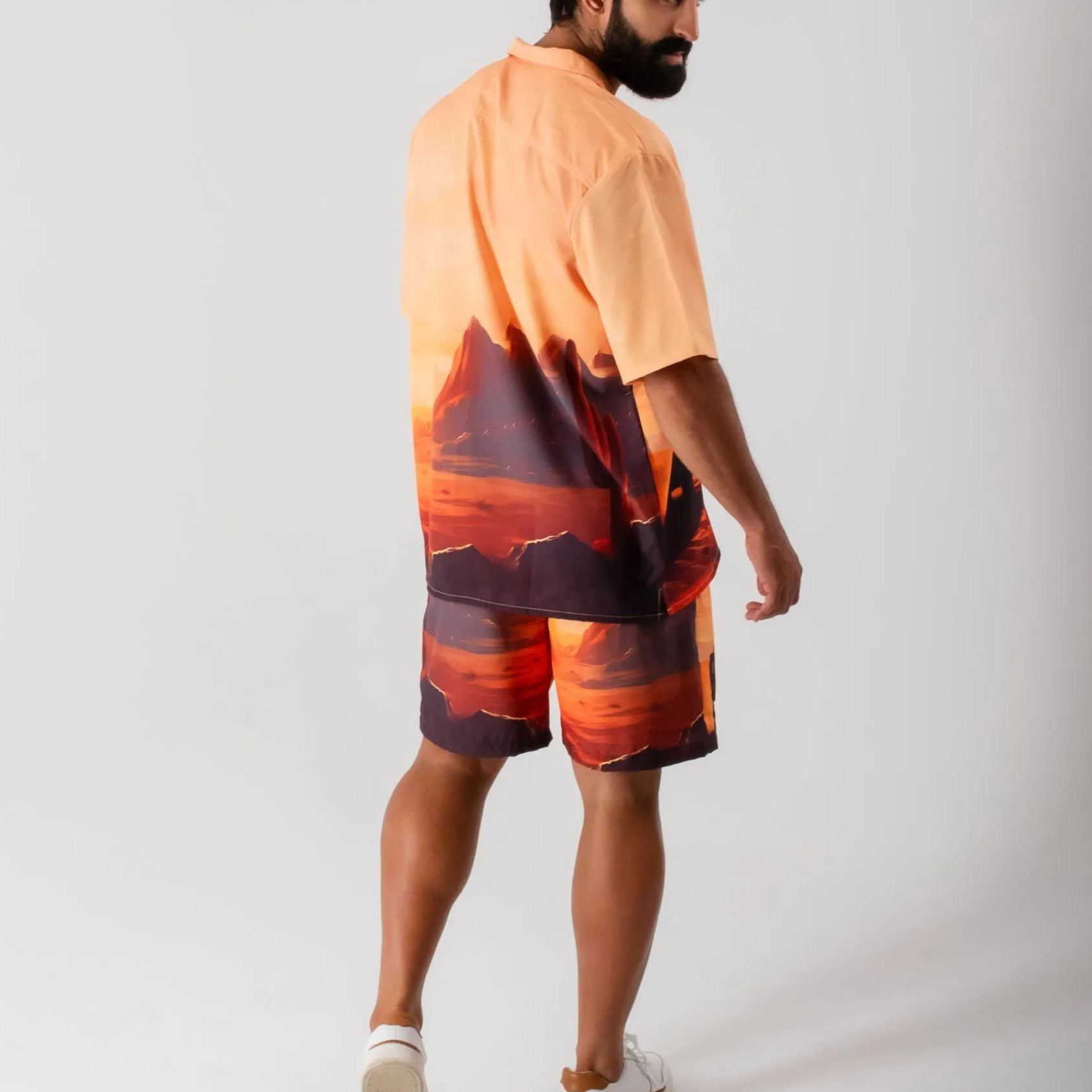 Men's Short-sleeved shirt set