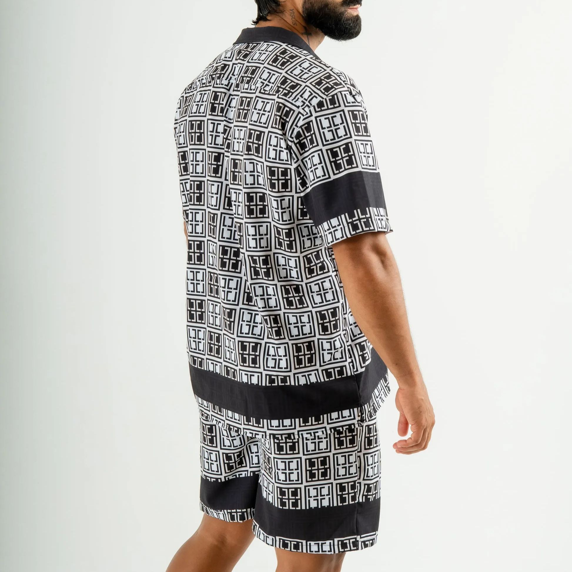 Men's Short-sleeved shirt set