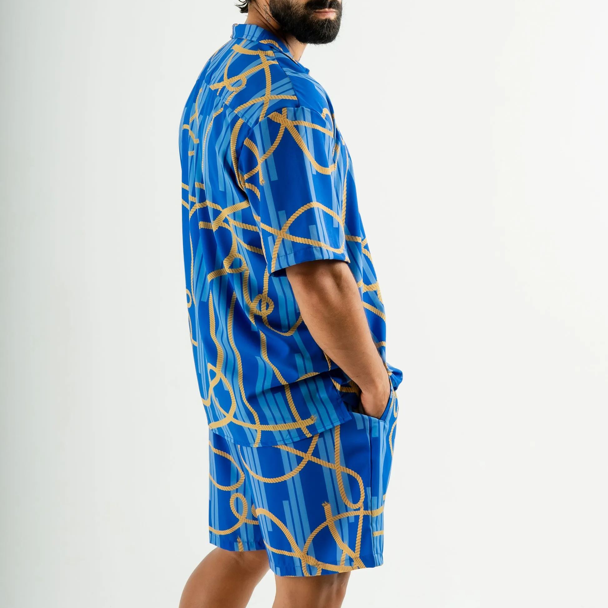 Men's Short-sleeved shirt set