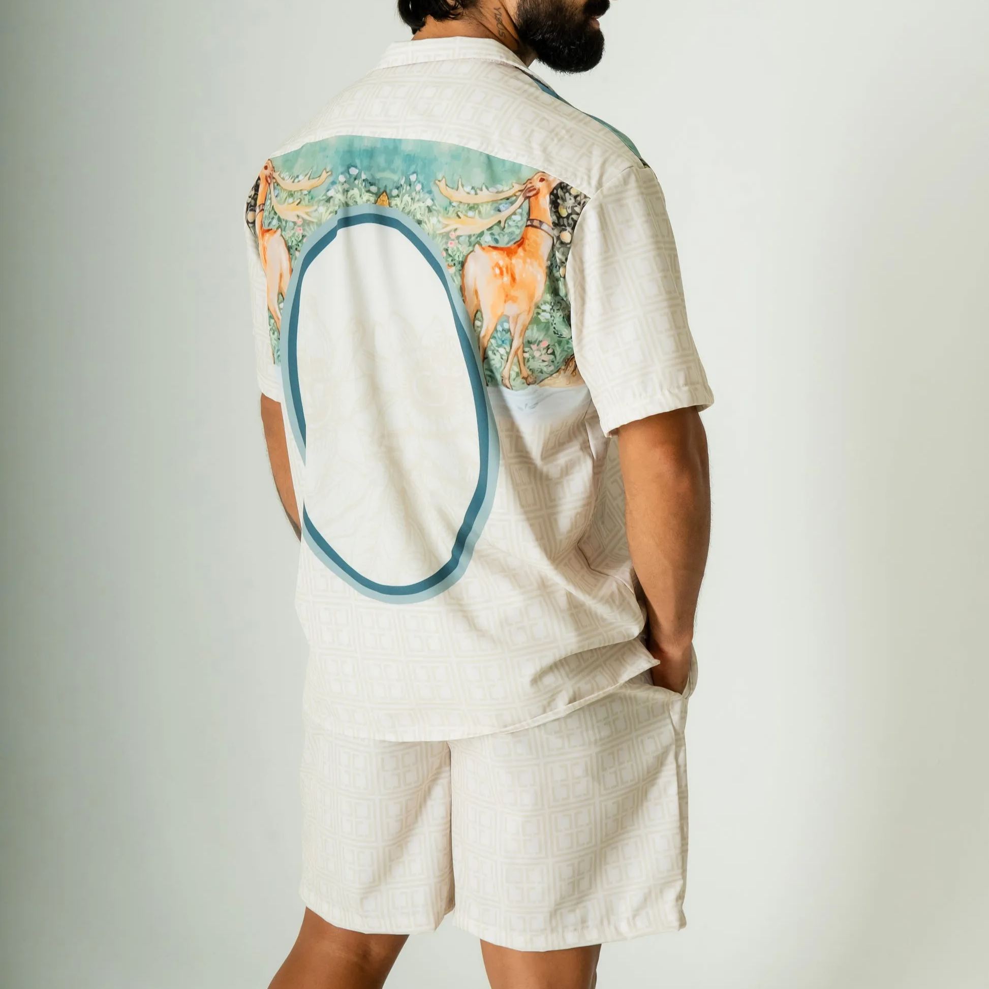 Men's Short-sleeved shirt set