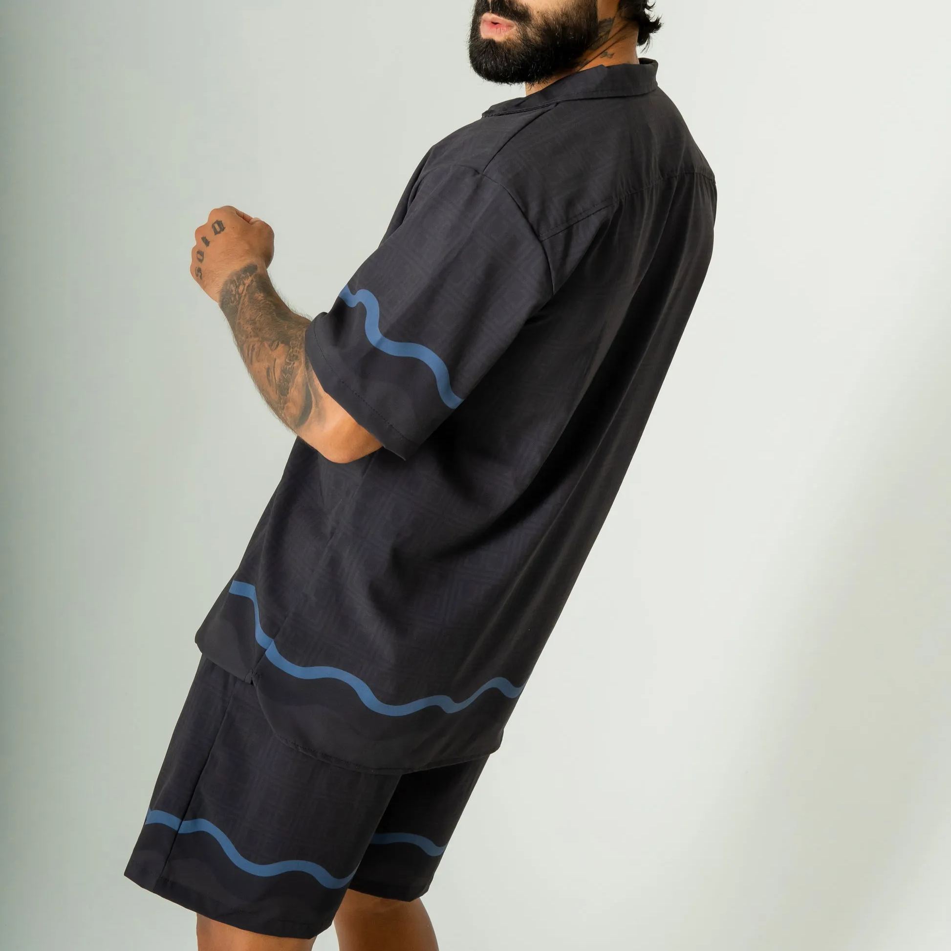 Men's Short-sleeved shirt set