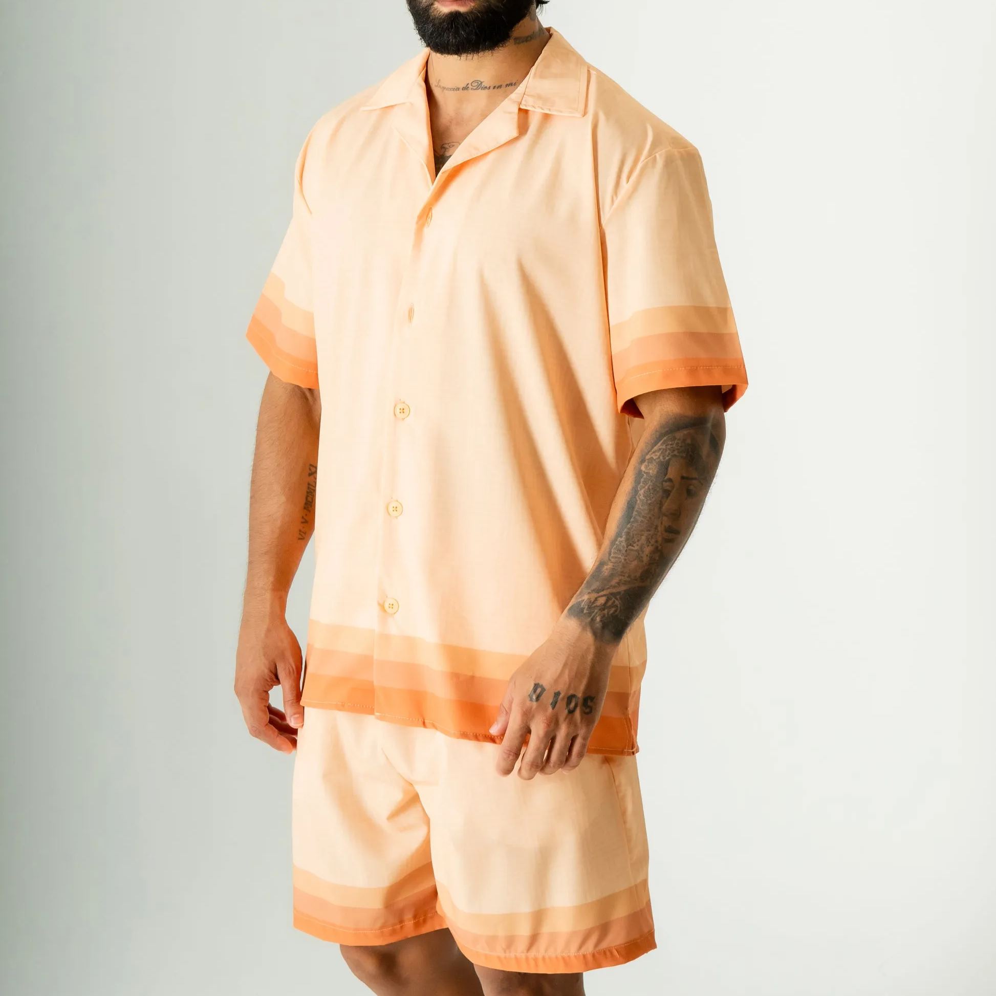 Men's Short-sleeved shirt set