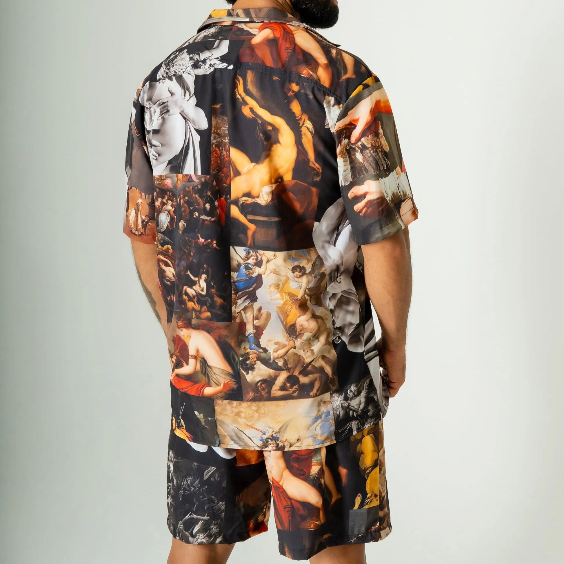 Men's Short-sleeved shirt set