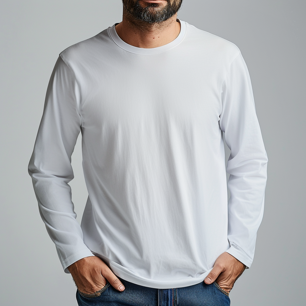 TomsloverBasic casual cotton long-sleeved pullover tee