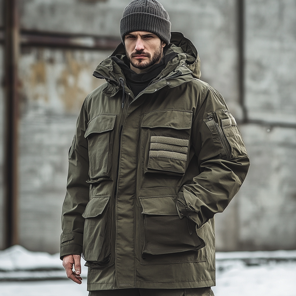 Windproof waterproof Parka jackets Parker coat