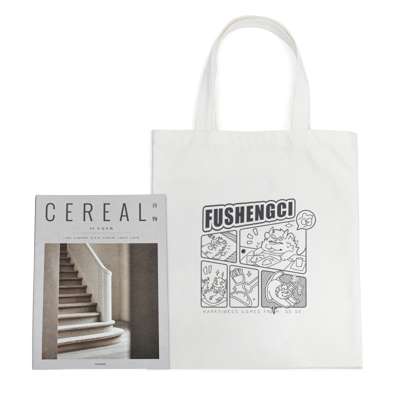 【Forgetch】Furry Canvas Tote Bags