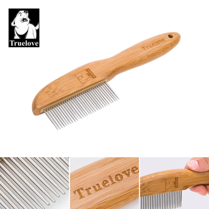 Truelove FurPerfection: Bamboo Crafted Brush with Ergonomic Comfort Handle (TLK22131)