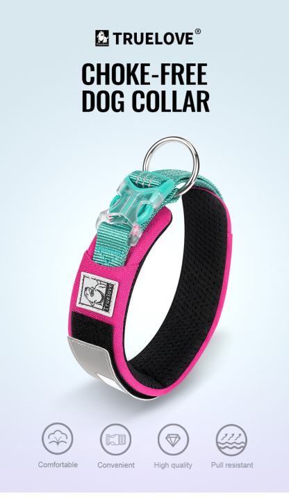 Truelove High Quality Multifunctional Personalized Dog Collar Soft Pet Collar Tactical (TLC5611)
