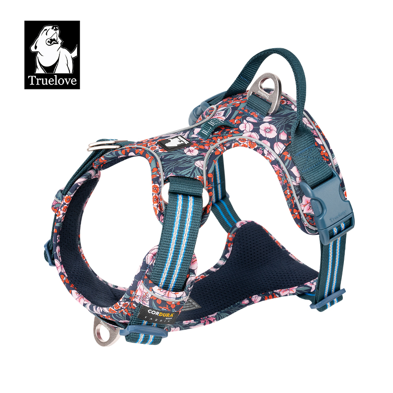 Truelove Easy On/Off Harness with Front and Back Leash Attachments (TL