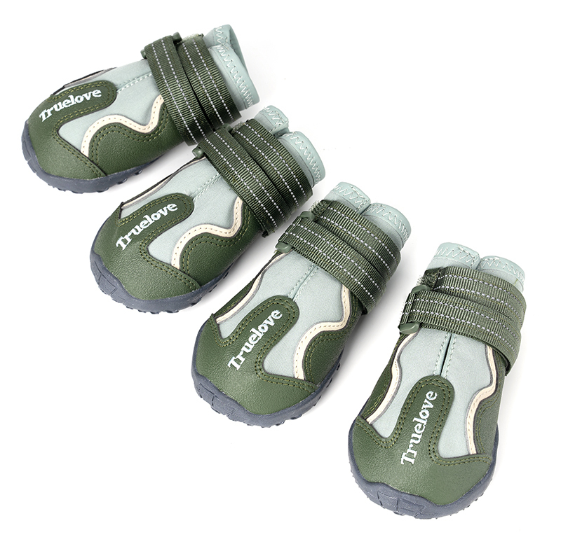 Truelove Outdoor Safety Shoes Reflective Straps and TPR Sole Waterproof Pet Shoes (TLS3963)